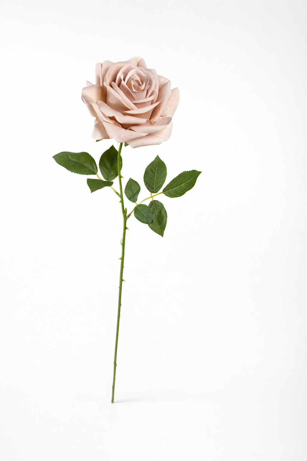 Real Touch Blush Rose Stem